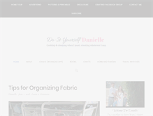 Tablet Screenshot of diydanielle.com